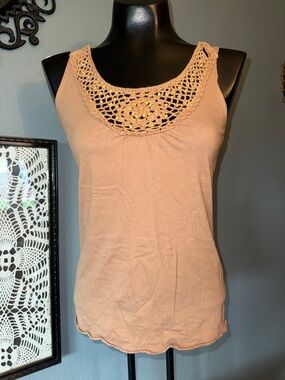 Fame Crochet Sleeveless Tank Top